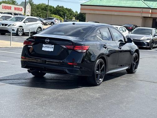 Black 2025 Nissan Sentra SR