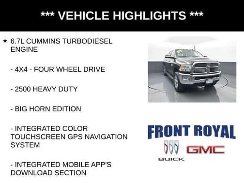 2018 RAM 2500 Big Horn