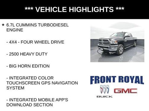 2018 RAM 2500 Big Horn