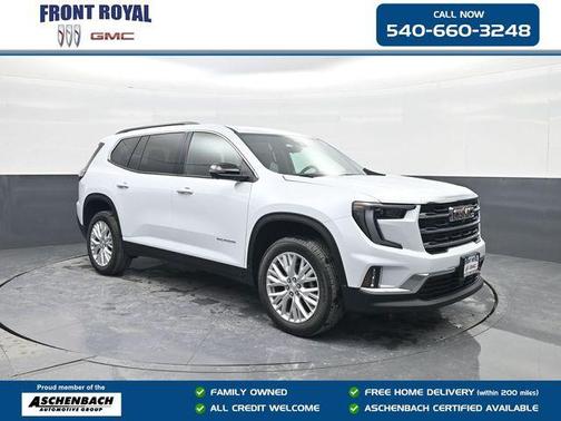 Glacier White 2026 GMC Acadia Elevation