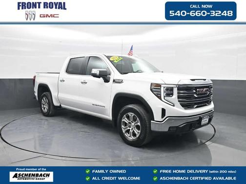 Summit White 2024 GMC Sierra 1500 SLT