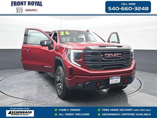 Volcanic Red 2026 GMC Sierra 1500 AT4 Truck