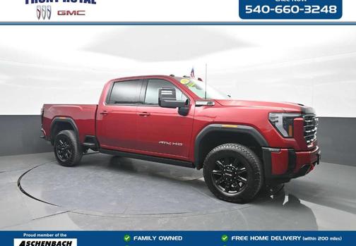 Volcanic Red 2025 GMC Sierra 2500 AT4