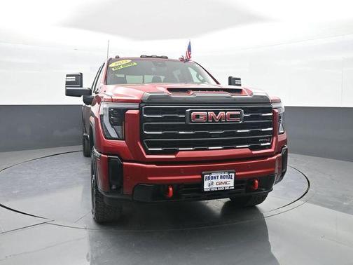 Volcanic Red 2025 GMC Sierra 2500 AT4