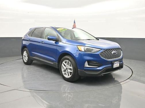 Atlas Blue Metallic 2024 Ford Edge SEL