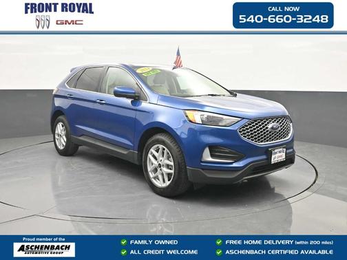 Atlas Blue Metallic 2024 Ford Edge SEL
