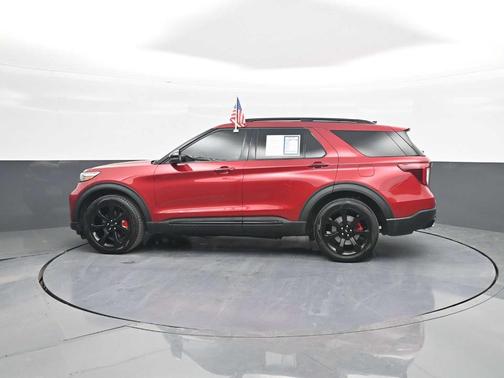 Rapid Red Metallic Tinted Clearcoat 2023 Ford Explorer ST