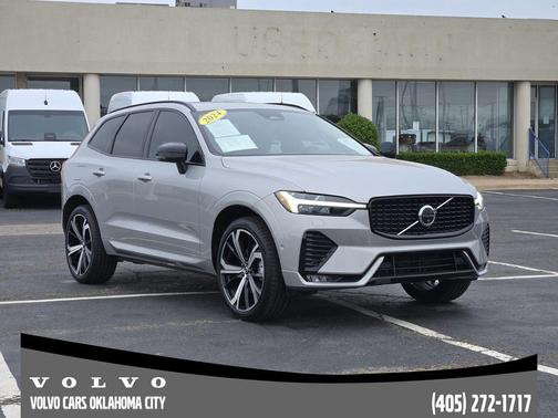 Silver 2024 Volvo XC60 B5 Ultimate Dark Theme