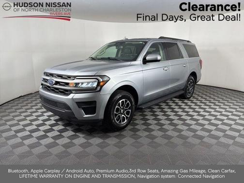 Iconic Silver Metallic 2024 Ford Expedition Max XLT
