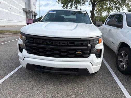 Summit White 2023 Chevrolet Silverado 1500 Custom
