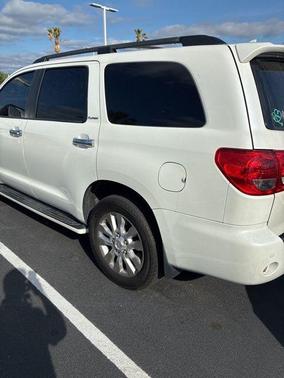 Blizzard Pearl 2017 Toyota Sequoia Platinum