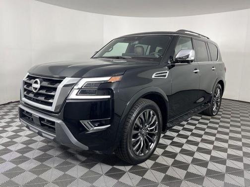 Super Black 2024 Nissan Armada Platinum