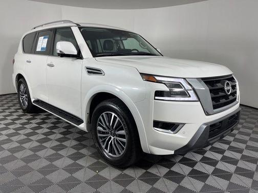 Aspen White Tricoat 2024 Nissan Armada SL