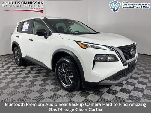 Glacier White 2023 Nissan Rogue S
