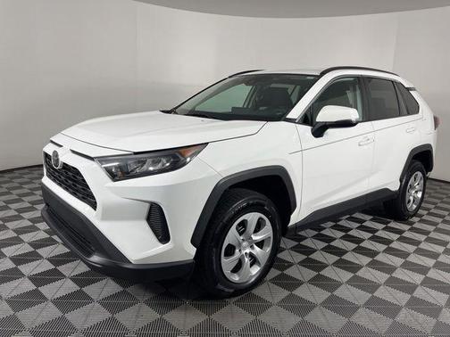 Super White 2021 Toyota RAV4 LE