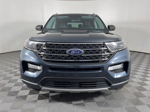Blue Metallic 2024 Ford Explorer XLT