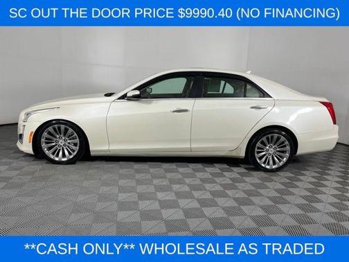 White Diamond Clearcoat 2014 Cadillac CTS 3.6L Luxury