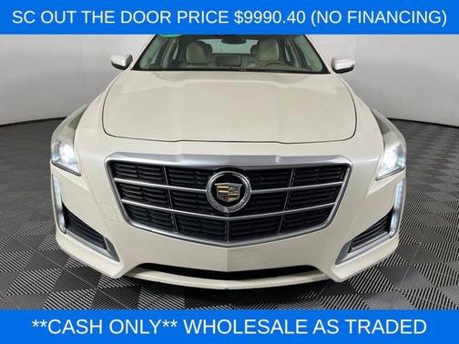 White Diamond Clearcoat 2014 Cadillac CTS 3.6L Luxury