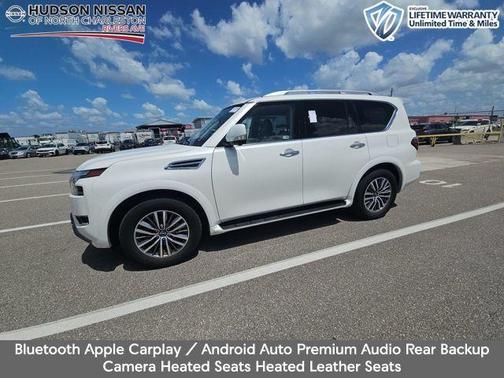 Aspen White Tricoat 2024 Nissan Armada SL