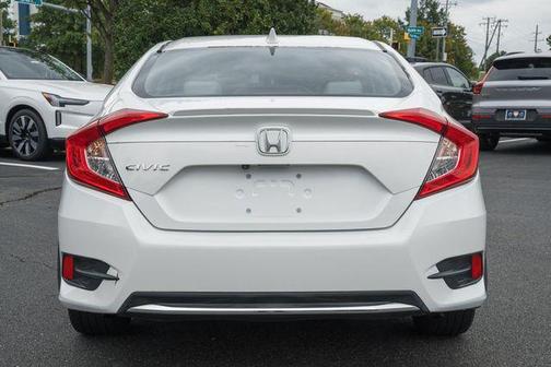Platinum White Pearl 2019 Honda Civic EX-L