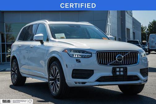 Crystal White Metallic 2022 Volvo XC90 T6 Momentum