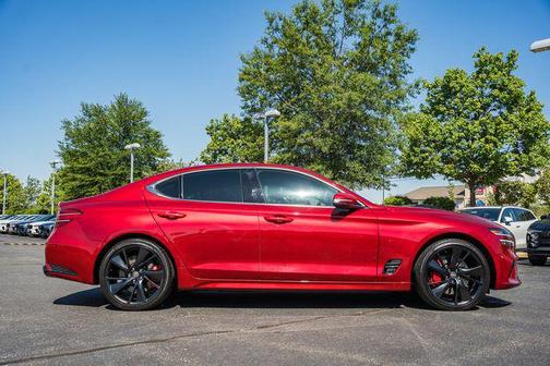Havana Red 2022 Genesis G70 3.3T AWD