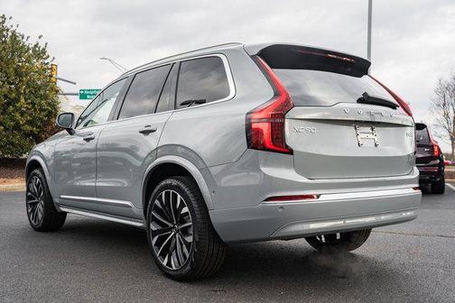 Vapour Grey Metallic 2026 Volvo XC90 Plus, B6 AWD Gas (mild hybrid), Gasoline, Bright, 7 Seats