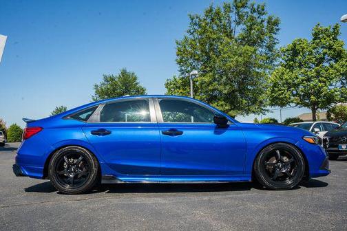 Aegean Blue Metallic 2023 Honda Civic Sport