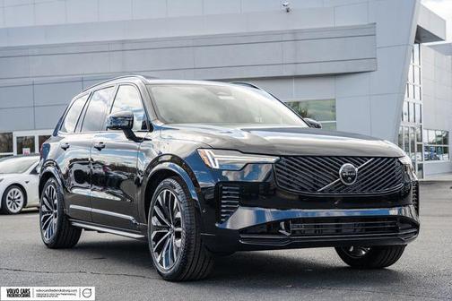 Onyx Black Metallic 2026 Volvo XC90 Ultra Dark Theme, B6 AWD Gas (mild hybrid), Gasoline, 6 Seats