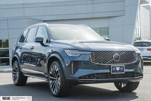 Denim Blue Metallic 2026 Volvo XC90 Plus, B6 AWD Gas (mild hybrid), Gasoline, Bright, 7 Seats