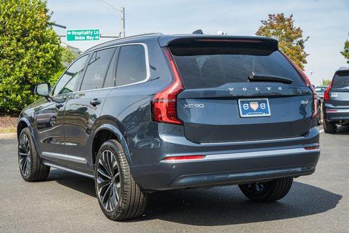 Denim Blue Metallic 2026 Volvo XC90 Plus, B6 AWD Gas (mild hybrid), Gasoline, Bright, 7 Seats