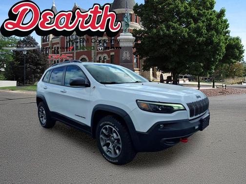 Bright White Clearcoat 2020 Jeep Cherokee Trailhawk