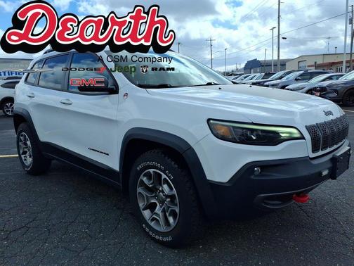 Bright White Clearcoat 2020 Jeep Cherokee Trailhawk