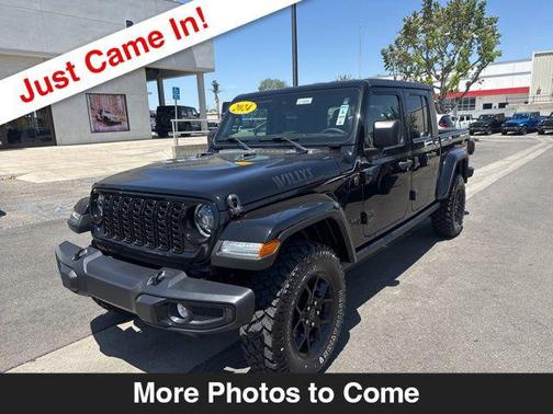 Black Clearcoat 2024 Jeep Gladiator Willys