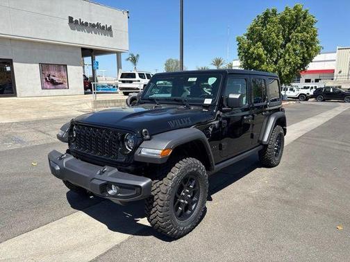 Black Clear-Coat Exterior Paint 2026 Jeep Wrangler Willys
