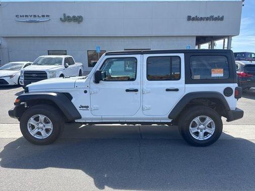 Bright White Clearcoat 2022 Jeep Wrangler Unlimited Sport