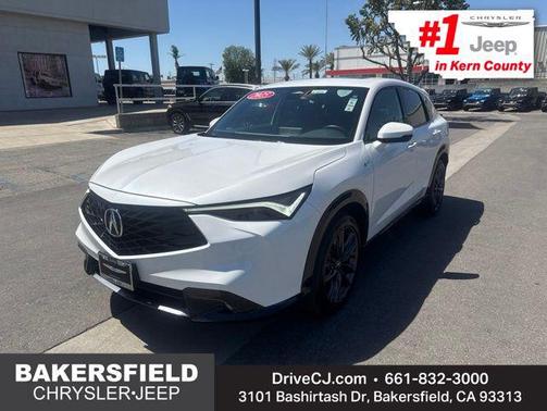 Platinum White Pearl 2025 Acura ADX A-Spec