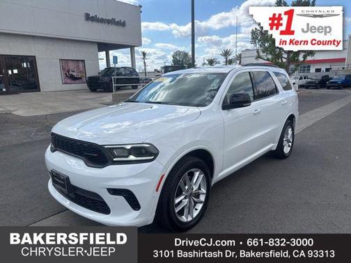 White 2024 Dodge Durango GT Premium AWD