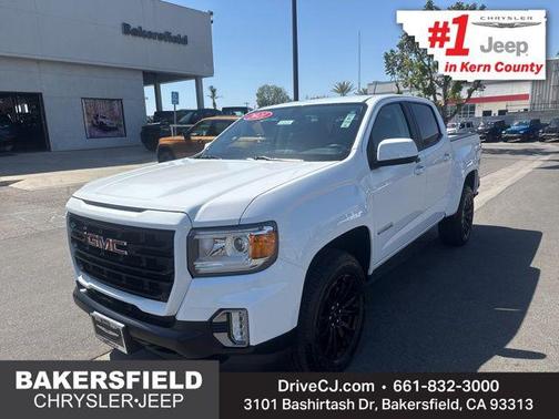 Summit White 2021 GMC Canyon Elevation