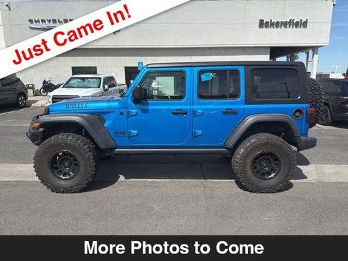 Hydro Blue Pearl Coat 2022 Jeep Wrangler Willys