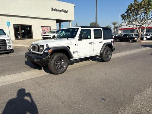 Bright White Clear-Coat Exterior Paint 2026 Jeep Wrangler Sport S