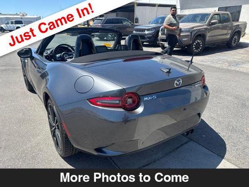 Machine Gray 2025 Mazda MX-5 Miata Grand Touring