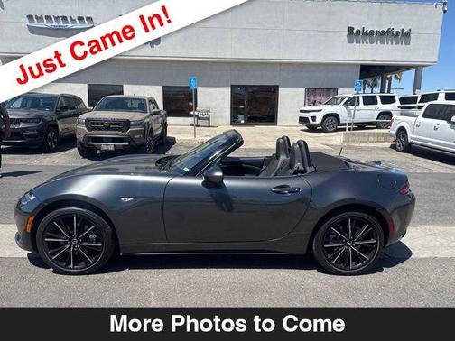 Machine Gray 2025 Mazda MX-5 Miata Grand Touring