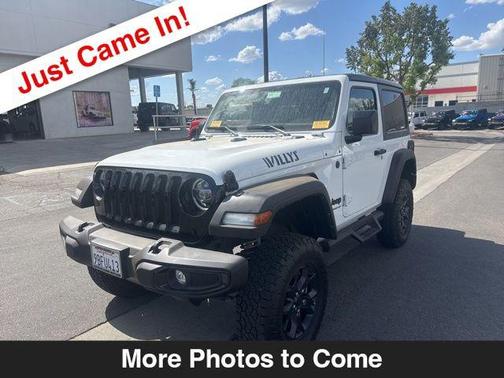 Bright White Clearcoat 2022 Jeep Wrangler Willys