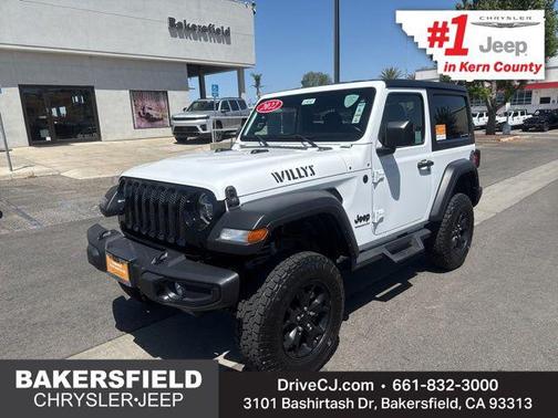 Bright White Clearcoat 2022 Jeep Wrangler Willys