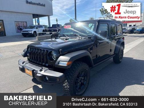 Black Clearcoat 2021 Jeep Wrangler Willys