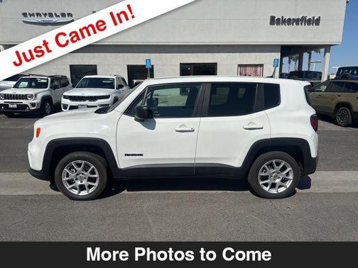 Alpine White Clearcoat 2023 Jeep Renegade Latitude