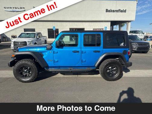 Blue Pearl 2024 Jeep Wrangler 4xe Willys