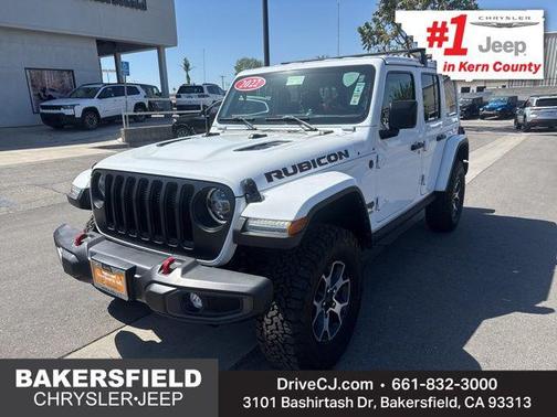 Bright White Clearcoat 2022 Jeep Wrangler Unlimited Rubicon