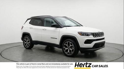 Bright White Clearcoat 2025 Jeep Compass Limited